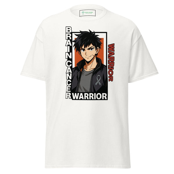 Anime Black Haired Warrior Tee - JohnVsGBMWhiteS