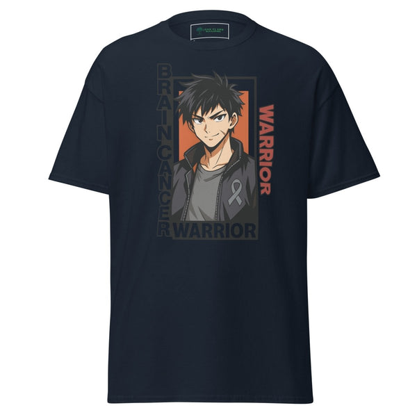 Anime Black Haired Warrior Tee - JohnVsGBMNavyS