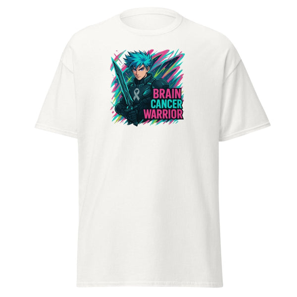 Anime Blue Warrior Tee - JohnVsGBMWhiteS