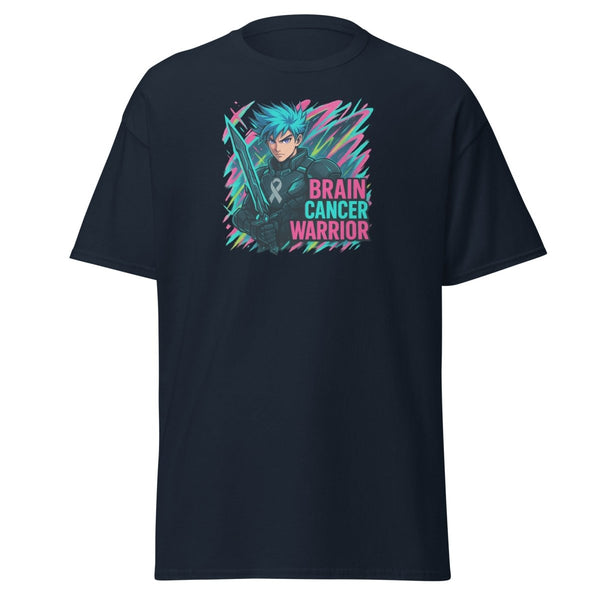 Anime Blue Warrior Tee - JohnVsGBMNavyS