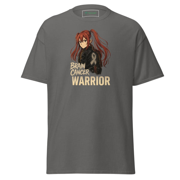 Anime Brunet Punk Tee - JohnVsGBMCharcoalS