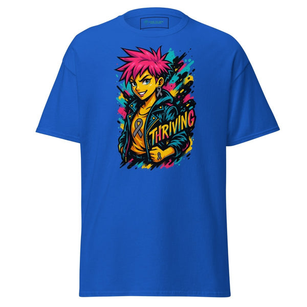 Anime Girl Jacket Thriving Tee - JohnVsGBMRoyalS