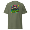 Anime Girl Thriving Tee - JohnVsGBMMilitary GreenS