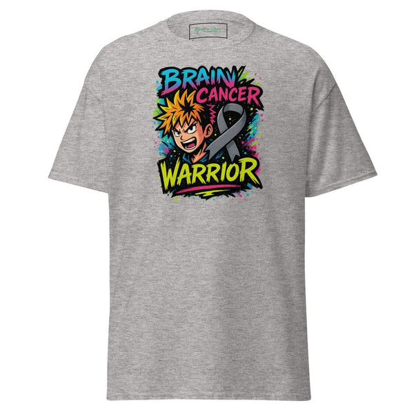 Anime Graffiti Man Tee - JohnVsGBMSport GreyS