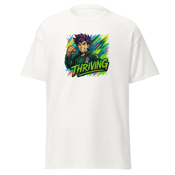 Anime Man Thriving Tee - JohnVsGBMWhiteS
