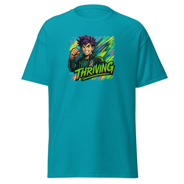 Anime Man Thriving Tee - JohnVsGBMTropical BlueS