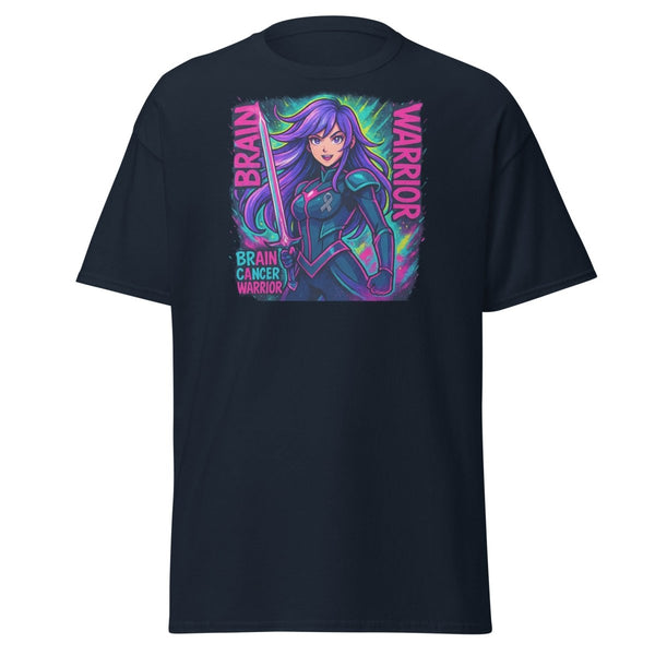 Anime Purple Girl Warrior Tee - JohnVsGBMNavyS