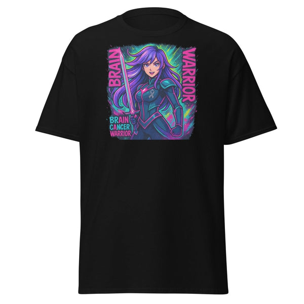 Anime Purple Girl Warrior Tee - JohnVsGBMBlackS