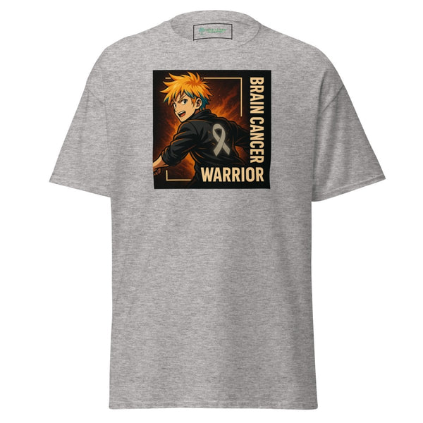 Anime Spikey Warrior Tee - JohnVsGBMSport GreyS