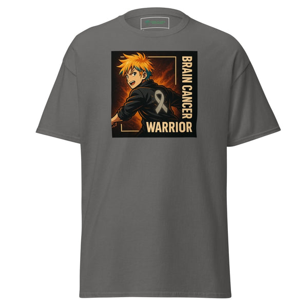 Anime Spikey Warrior Tee - JohnVsGBMCharcoalS