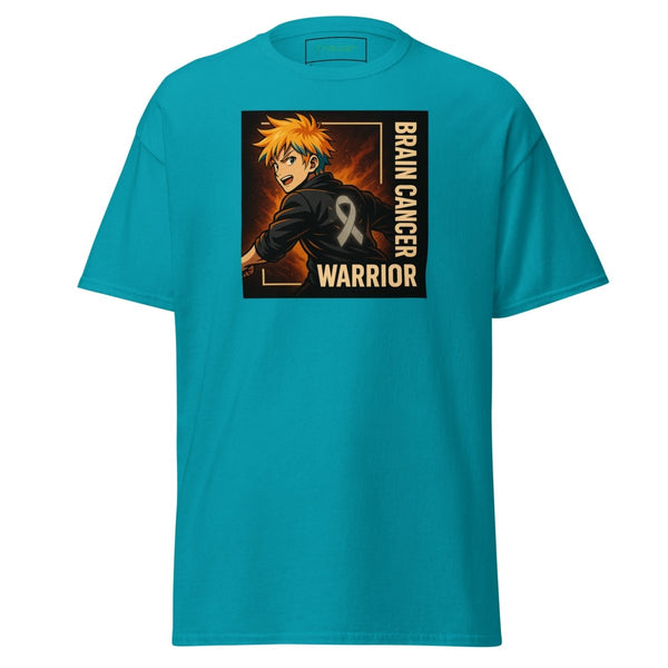 Anime Spikey Warrior Tee - JohnVsGBMTropical BlueS