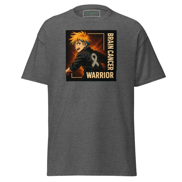 Anime Spikey Warrior Tee - JohnVsGBMDark HeatherS