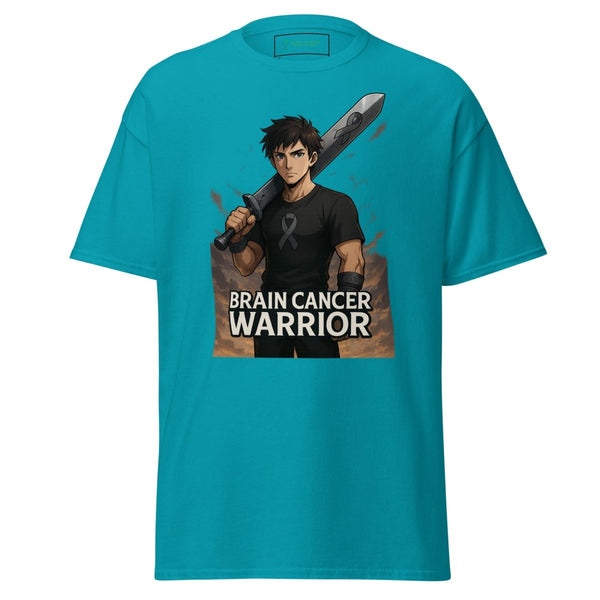Anime Warrior Sword Tee - JohnVsGBMTropical BlueS