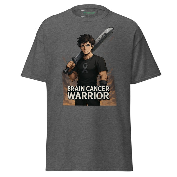 Anime Warrior Sword Tee - JohnVsGBMDark HeatherS