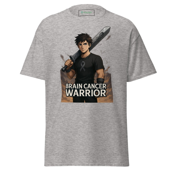 Anime Warrior Sword Tee - JohnVsGBMSport GreyS