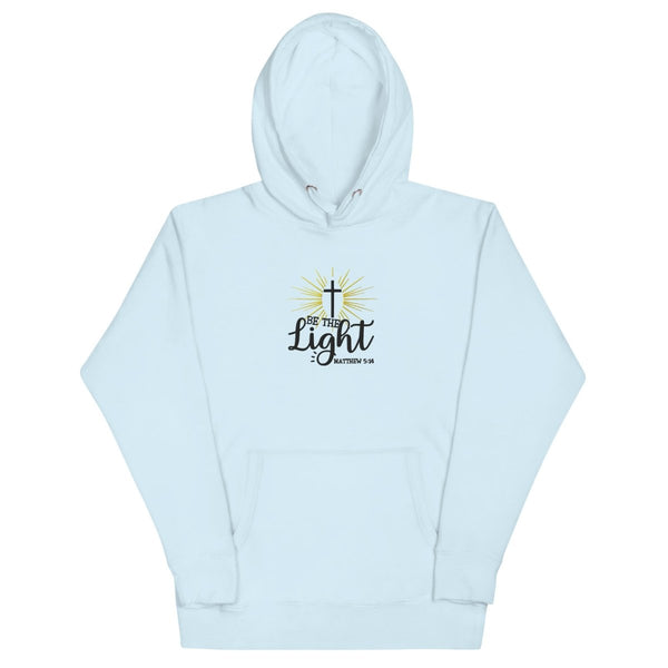 Be The Light Hoodie (Hand Embroidered) - JohnVsGBMSky BlueS