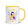 Bladder Cancer Mug - JohnVsGBMYellow11 oz