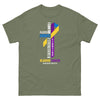 Bladder Cancer Through Christ Tee - JohnVsGBMMilitary GreenS