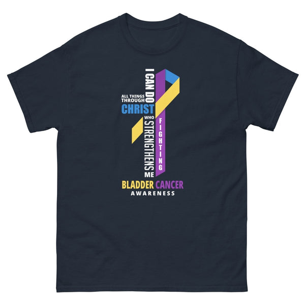 Bladder Cancer Through Christ Tee - JohnVsGBMNavyS