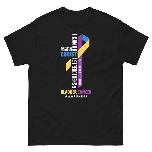 Bladder Cancer Through Christ Tee - JohnVsGBMBlackS