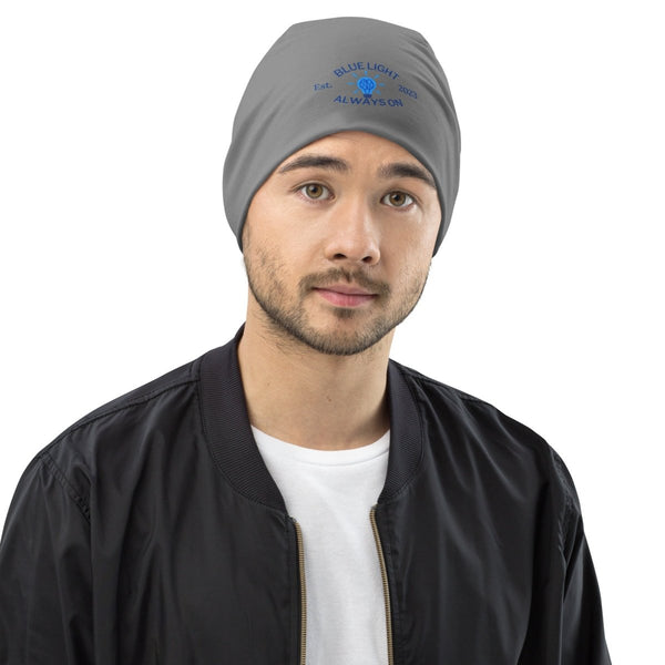 Blue Light Grey Beanie - JohnVsGBMS