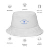 Blue Light/FU Cancer Reversible Bucket Hat - JohnVsGBMXS