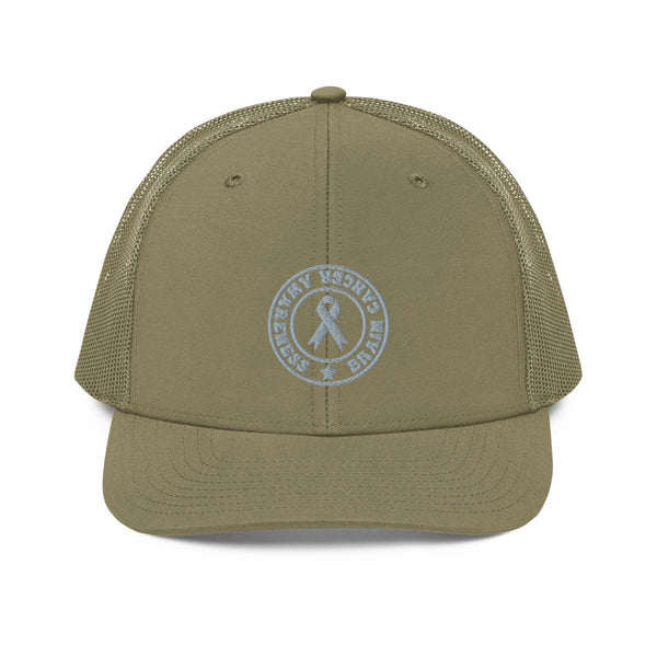 Brain Awareness Embroidered Trucker Cap - JohnVsGBMLoden