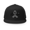 Brain Cancer Believe Trucker Cap - JohnVsGBMBlack