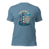 Brain Cancer Blue Light "Light House" Tee - JohnVsGBMSteel BlueXS
