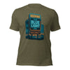 Brain Cancer Blue Light Motel Tee - JohnVsGBMHeather OliveXS