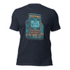Brain Cancer Blue Light Motel Tee - JohnVsGBMHeather NavyXS