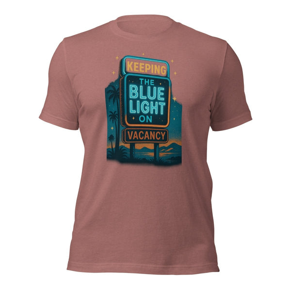 Brain Cancer Blue Light Motel Tee - JohnVsGBMHeather MauveXS