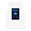 Brain Cancer Blue Light Poltergeist Theme Muscle Shirt - JohnVsGBMWhiteS