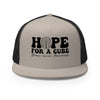 Brain Cancer Cure Trucker Cap - JohnVsGBMSilver/ Black