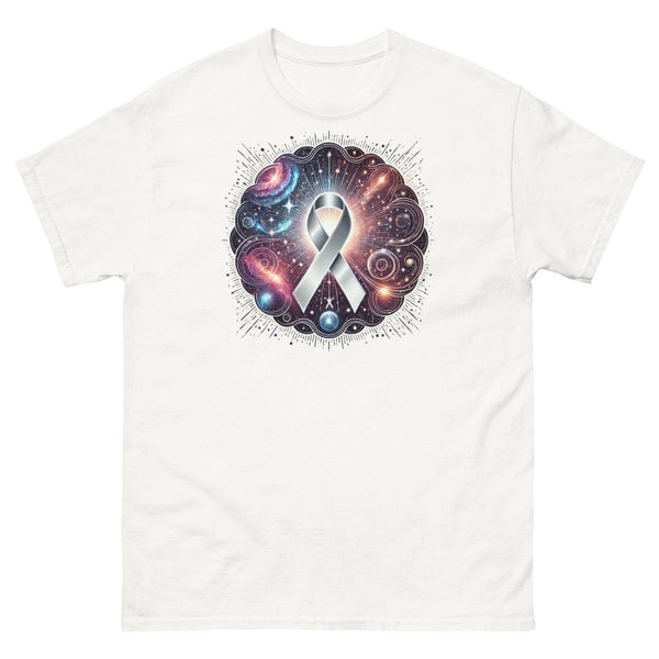 Brain Cancer Epic Galaxy Tee - JohnVsGBMWhiteS