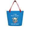 Brain Cancer Excuses Large Tote - JohnVsGBMRed