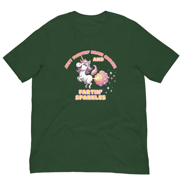 Brain Cancer Fartin' Sparkles Tee - JohnVsGBMForestS