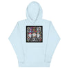Brain Cancer Floral Hoodie - JohnVsGBMSky BlueS