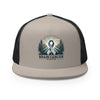 Brain Cancer Forest Trucker Cap - JohnVsGBMSilver/ Black