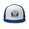 Brain Cancer Forest Trucker Cap - JohnVsGBMRoyal/ White/ Royal