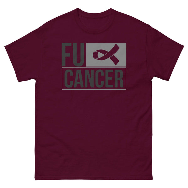 Brain Cancer FU Cancer Tee - JohnVsGBMMaroonS