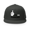 Brain Cancer Fu Finger Trucker Cap - JohnVsGBMCharcoal