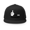 Brain Cancer Fu Finger Trucker Cap - JohnVsGBMBlack