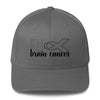 Brain Cancer FU Fitted Cap - JohnVsGBMGreyS/M