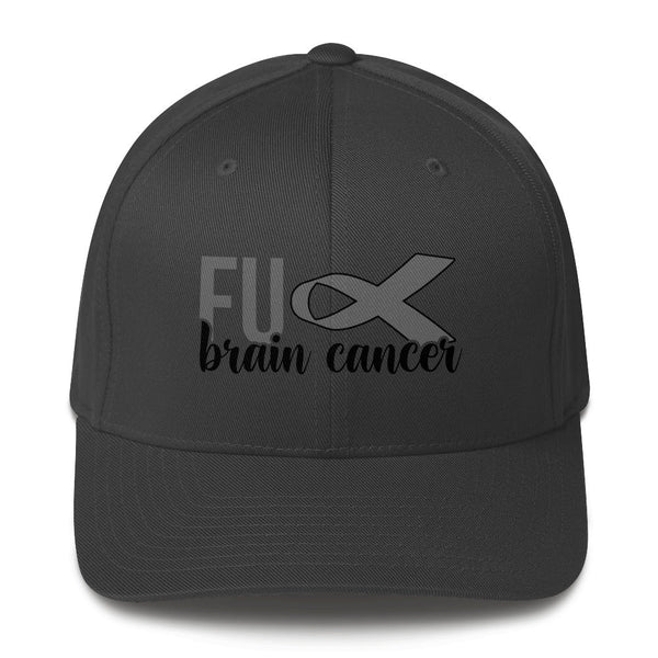 Brain Cancer FU Fitted Cap - JohnVsGBMDark GreyS/M