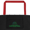 Brain Cancer Green Moss Large Tote Bag - JohnVsGBMRed