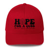 Brain Cancer Hope Fitted Cap - JohnVsGBMRedS/M