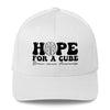 Brain Cancer Hope Fitted Cap - JohnVsGBMWhiteS/M