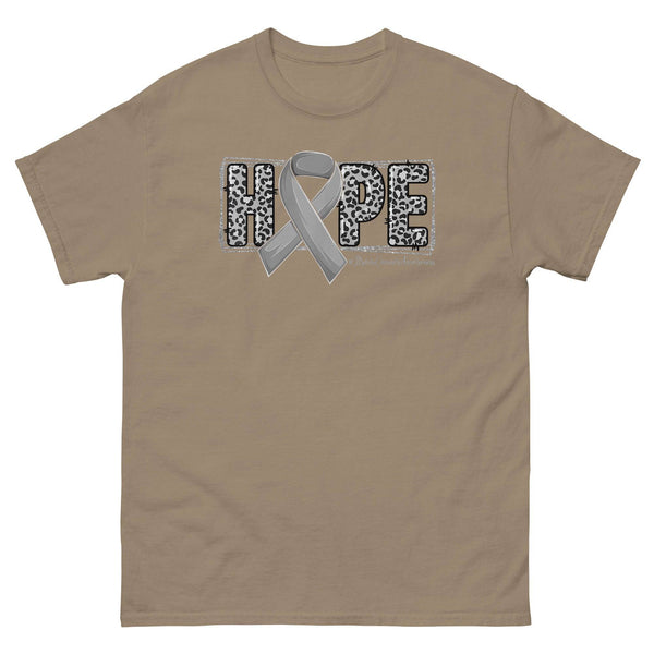 Brain Cancer Hope Tee - JohnVsGBMBrown SavanaS
