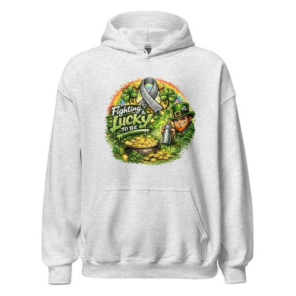 Brain Cancer Irish Hoodie - JohnVsGBMAshS